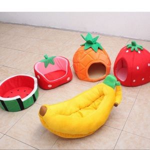Brand new fruity dog beds